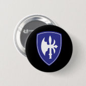 SSI - 65e Infanteriedivisie Ronde Button 5,7 Cm (Voorkant /achterkant)