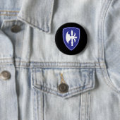 SSI - 65e Infanteriedivisie Ronde Button 5,7 Cm (In situ)