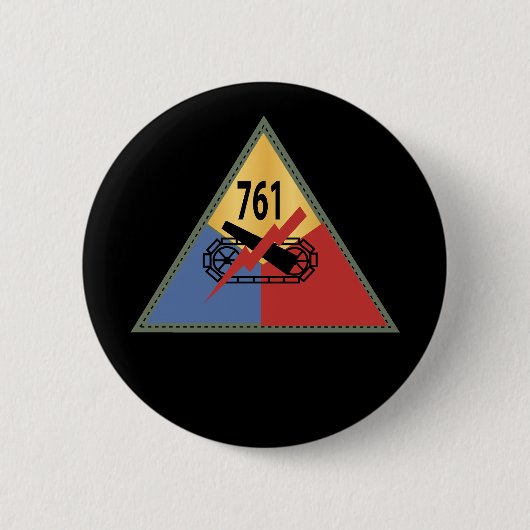 SSI - 761e Tankbataljon Ronde Button 5,7 Cm (Voorkant)