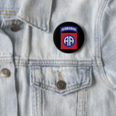 SSI - 82e Luchtlandingsdivisie Ronde Button 5,7 Cm (In situ)
