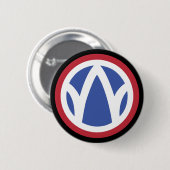 SSI - 89e Infanteriedivisie Ronde Button 5,7 Cm (Voorkant /achterkant)