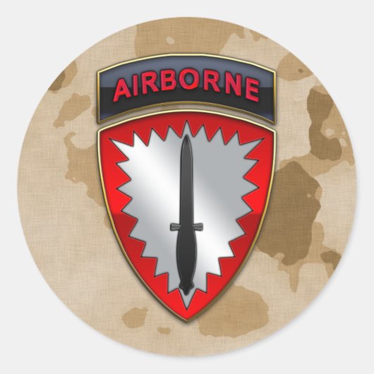 SSI "Special Operations Command Europe" Ronde Sticker (Voorkant)
