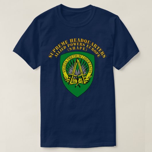 SSI Supreme Headquarters Allied Powers Europe X T-shirt (Design voorkant)