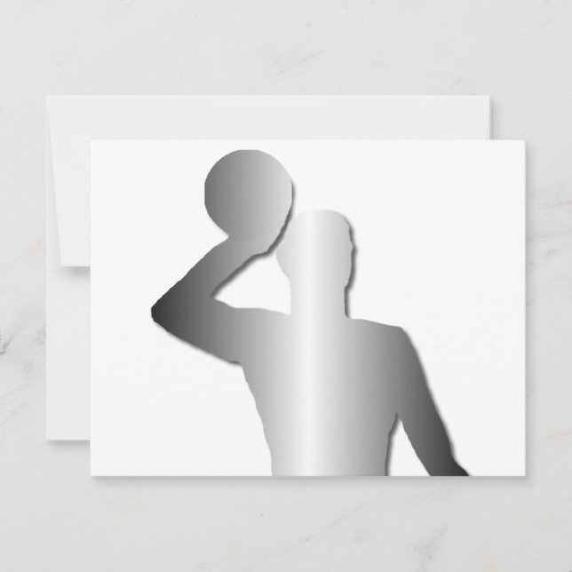 Ssilouette waterpoospeler (Voorkant)