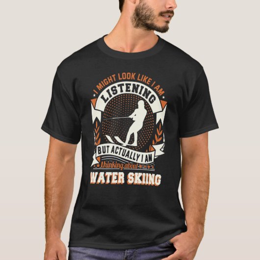 Sski over de beste waterskiemkabel voor de skipist t-shirt (Voorkant)