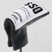 SSO Jumbo Mok Golfheadcover (3/4 voorkant)