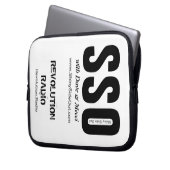 SSO Jumbo Mok Laptop Sleeve (Voorkant Links)
