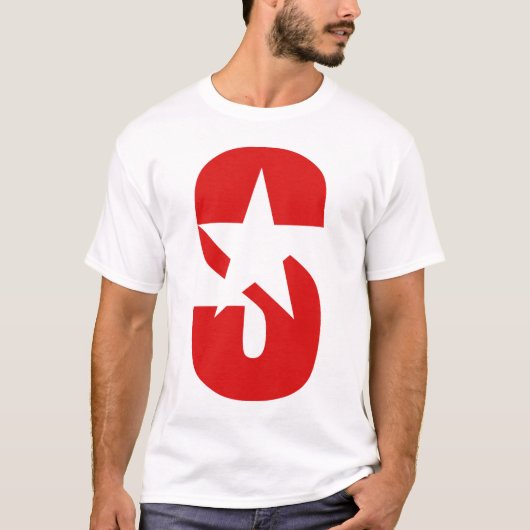 SSR Star logo rood T-shirt (Voorkant)