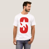 SSR Star logo rood T-shirt (Voorkant volledig)