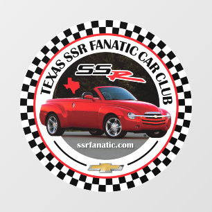 SSR-vensterkoppeling Raamsticker