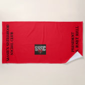 SSSC GEPERSONALISEERD BEACH TOWEL STRANDLAKEN (Voorkant)
