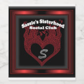 SSSC WIJNETIKETTEN WIJN ETIKET (Enkel label)