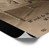 ssshh ik lees echte boeken poster (Hoek)