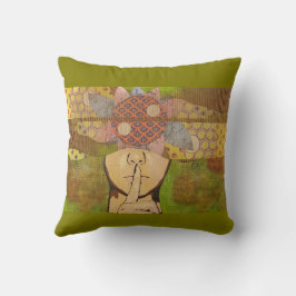 ssshhh-collage kussen