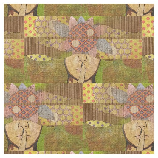 ssshhh-collage stof (Close Up)