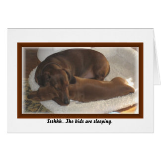 Ssshhh...de kinderen slapen.