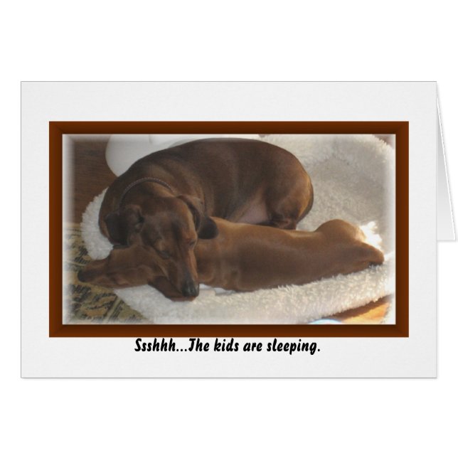 Ssshhh...de kinderen slapen. (Voorkant Horizontaal)