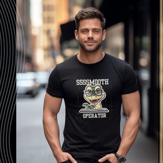 SSSMOOTH Operator Grappige Slang T-shirt