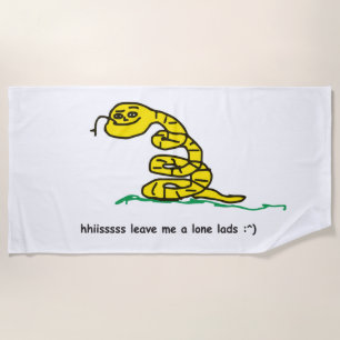 Sssss Laat Me Met Rust Jongens Gadsden Parodie Strandlaken