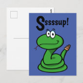 Sssssup! Slang Briefkaart (Voorkant / Achterkant)