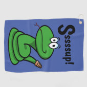 Sssssup! Slang Golfhanddoek (Horizontaal)