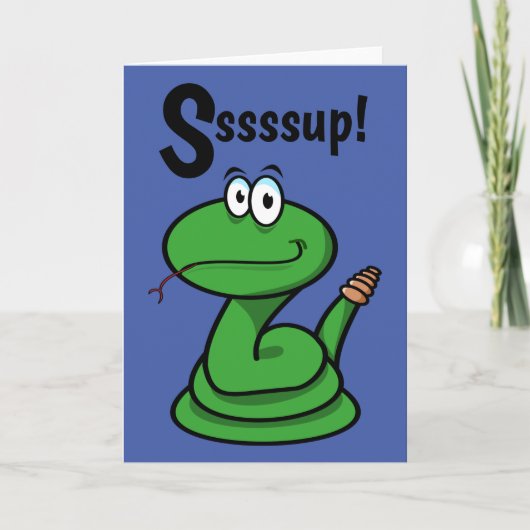 Sssssup! Slang Kaart (Voorkant)