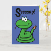 Sssssup! Slang Kaart (Gele Bloem)