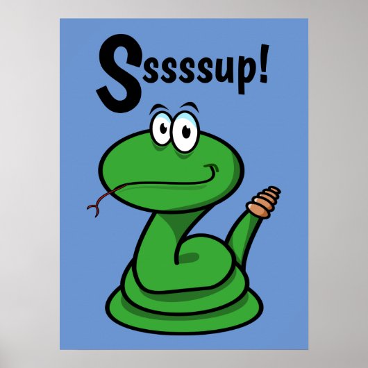 Sssssup! Slang Poster (Voorkant)