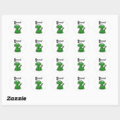 Sssssup! Slang Ronde Sticker (Vel)