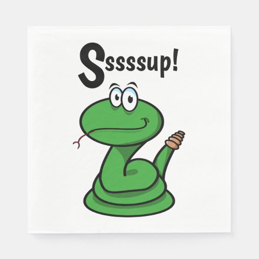 Sssssup! Slang Servet (Voorkant)