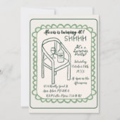 Sssst Verrassingsfeest Uitnodiging (Voorkant)