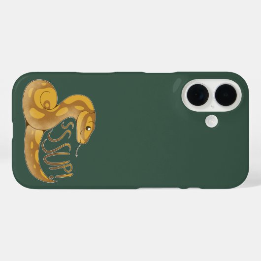 SSSSup! Case-Mate iPhone Case (Achterkant (horizontaal))
