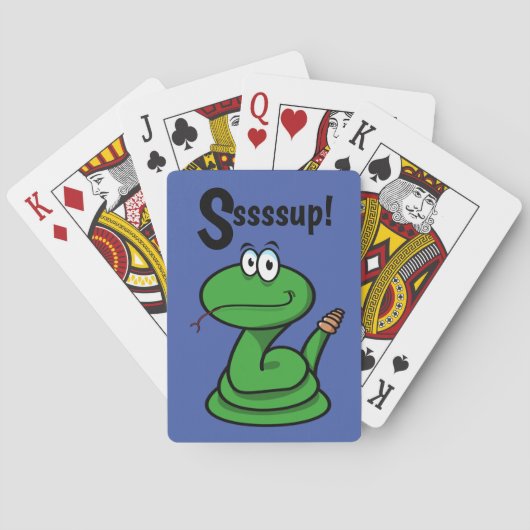 Ssssup! Snake Pokerkaarten (Achterkant)