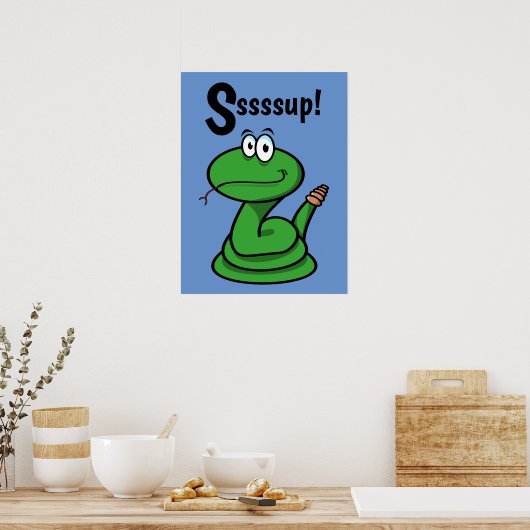 Ssssup! Snake Poster (Keuken)