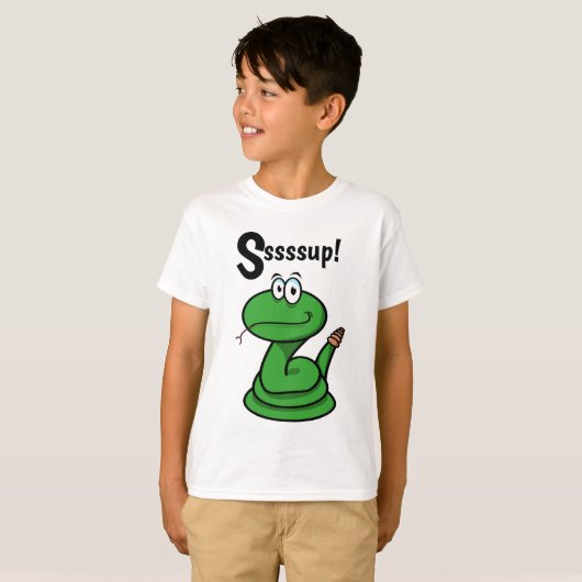 Ssssup! Snake T-shirt (Voorkant volledig)