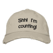 Ssst! Ik ben aan het tellen! Pet (Voorkant)