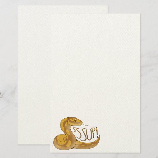 SSSup! Briefpapier (Voorkant / Achterkant)