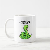 Sssup Funny Hissing Snake Pun Koffiemok (Links)
