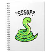 Sssup Funny Hissing Snake Pun Notitieboek (Voorkant)