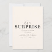 Sst.. Het is een uitnodiging voor een surprisefees (Voorkant)