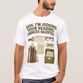 Sst, ik beoordeel je leeskeuzes Grappig T-shirt