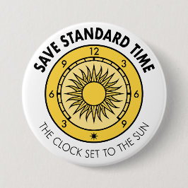 SST Logo Button "De klok die op de zon wordt gepla