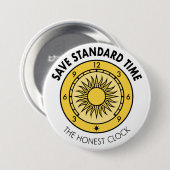 SST Logo Button "The Honest Clock" (Voorkant /achterkant)