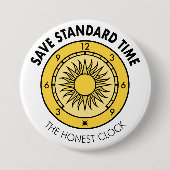 SST Logo Button "The Honest Clock" (Voorkant)