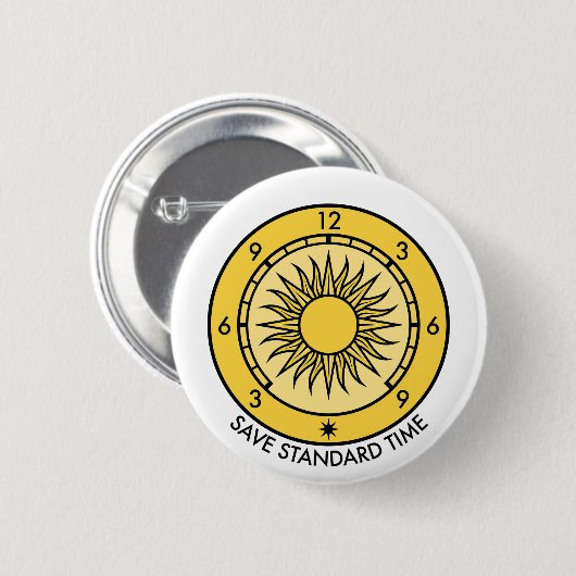 SST Logo Ronde Button met Buitentekst (Voorkant /achterkant)