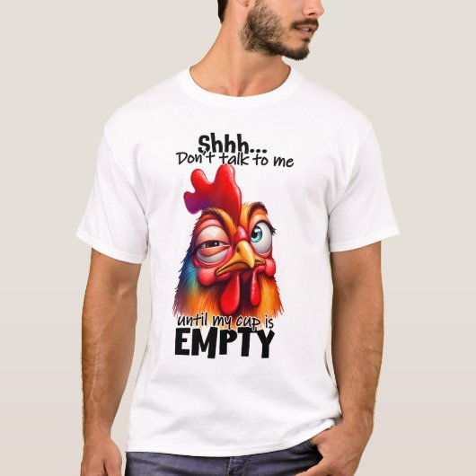 Sst...Praat niet tegen me! T-shirt (Voorkant)