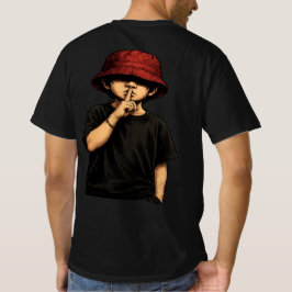 Sst Stilte Streetwear Achterkant Print T-Shirt