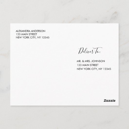 Sst! Verrassingsfeest Foto met zilveren verjaardag Briefkaart (Achterkant)