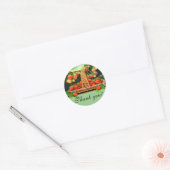 Sstrawberry Basket ~Bedankt voor je ronde sticker (Envelop)