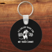 Ssum Ossum Trash Can Trash Cannot Funny Joke Ossum Sleutelhanger (Voorkant)